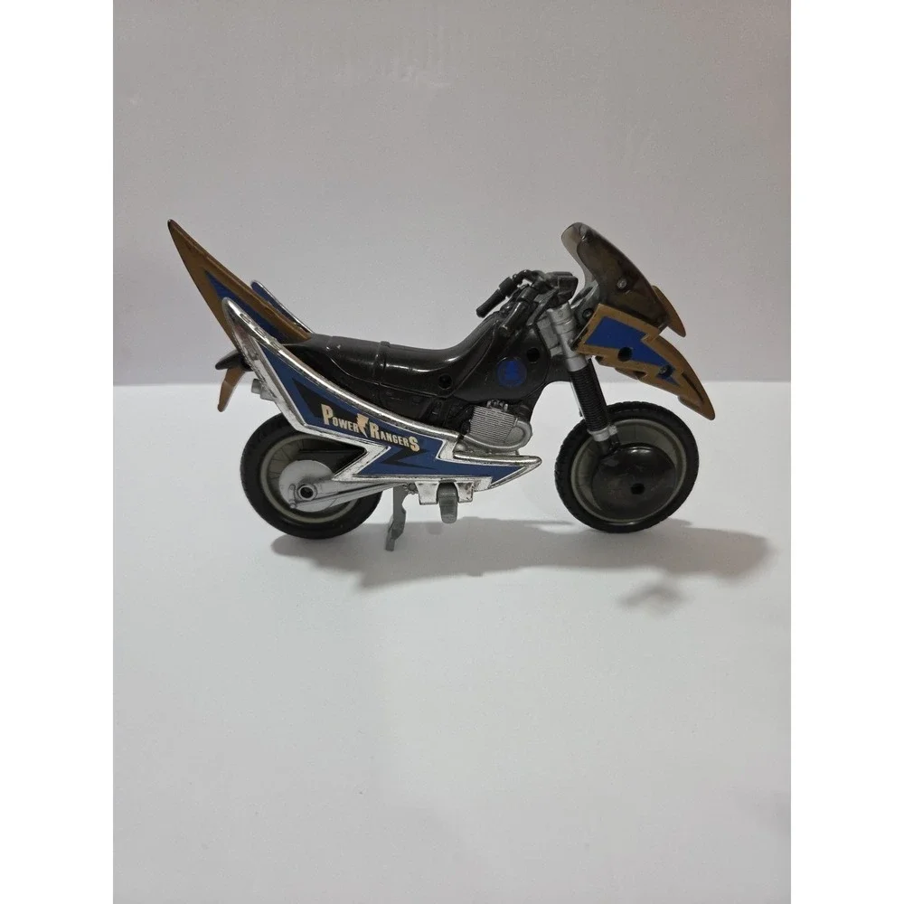 Power Rangers Ninja Storm Blue Ranger Thunder Hurricanger Motorcycle Bandai 2002